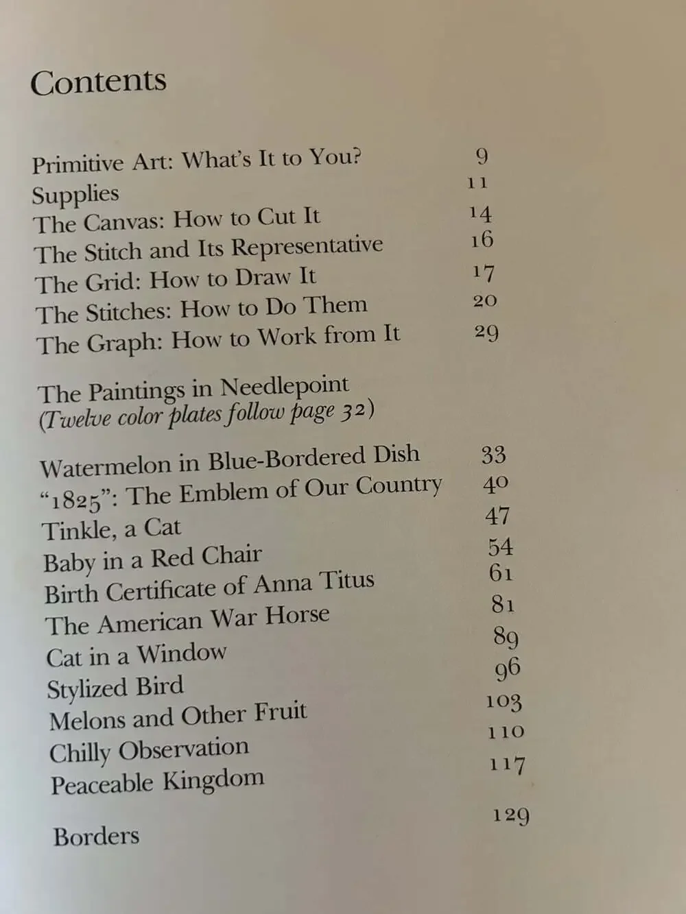 American Primitives Book in Needlepoint - Hardcover book By Ormond, Brande